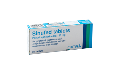 Синуфед (Sinufed) 60 мг, 20 таблеток купить в Израиле