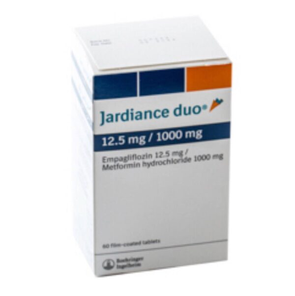 Джардинс Duo (Jardiance Duo) 12.5 мг : 1000 мг
